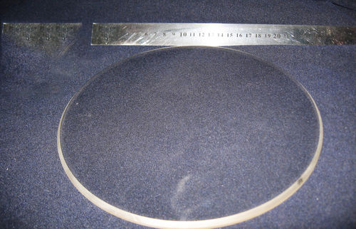 Optisches Fenster / mit großen Abmessungen - ARD Optics - rund / aus Saphir