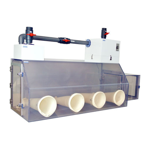 Handschuhbox für Laboranwendung - 2400-4-F - Cleatech LLC - PVC