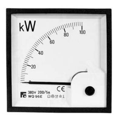 Einbaufähiges Leistungsmessgerät - 100 kW | WQE series - F.C. Misure - analog