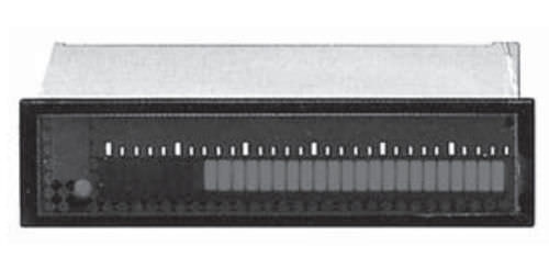 Prozessanzeiger - 24 x 96 mm, 3 VA | BB series - F.C. Misure - mit Bargraphanzeige / Einbau