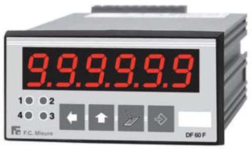 Stundenzähler - 48 x 96 mm, 6 VA | DF 60F - F.C. Misure - digital / elektronisch / programmierbar