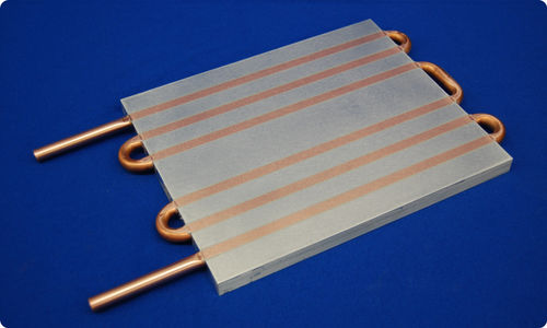 Flüssigkeitsgekühlte Kühlplatte - HB-6P Series - D6 Industries, Inc. - Aluminium / Kupfer / kundenspezifisch