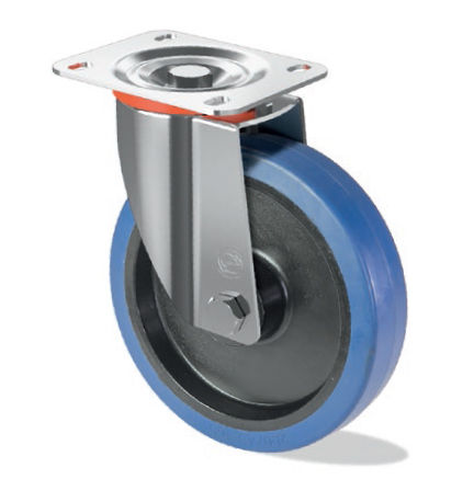 Lenkrolle - U S10X GP - Tecno Ruote Group Srl - mit Grundplatte / mit Kugellager / Edelstahl