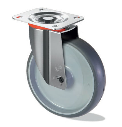 Lenkrolle - S S10X GP - Tecno Ruote Group Srl - mit Grundplatte / mit Kugellager / Polypropylen