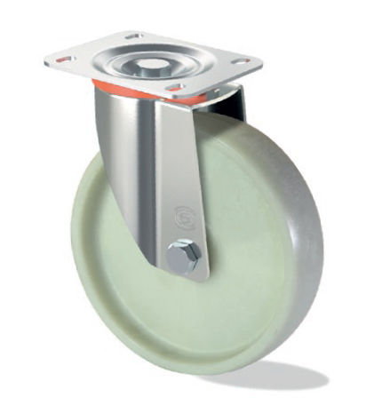 Lenkrolle - NV S10 GP - Tecno Ruote Group Srl - mit Grundplatte / Nylon / Pressstahl