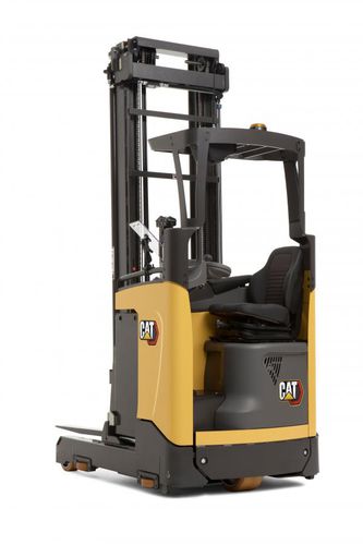 Batteriebetriebener Schubmaststapler - NR12-14N3(L)(C) - Cat Lift Trucks - Sitz / für enge Gänge / für Lagerhallen