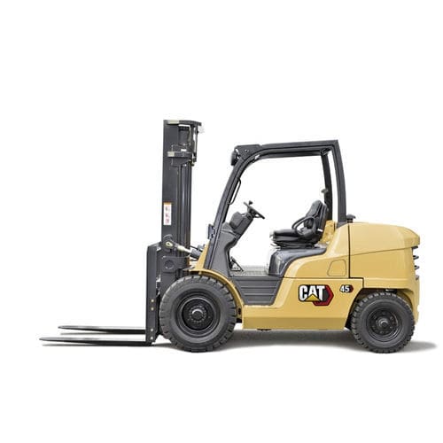 Gabelstapler mit Gegengewicht - DP40-55(C)N3 - Cat Lift Trucks - Diesel / Sitz / für das Bauwesen