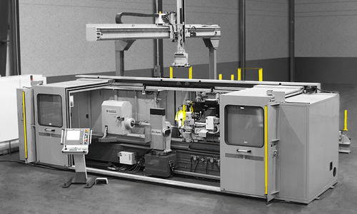 CNC-Drehmaschine - MASCHINENFABRIK HERKULES GMBH & CO. KG - hohe Produktivität / kompakt / mit automatischem Be- und Entladen