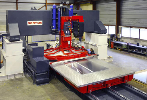 3-Achs-Fräsmaschine - SERMAS INDUSTRIE SAS - vertikal / für Produktion / für Platten