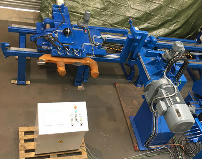 Kreissägemaschine - SERMAS INDUSTRIE SAS - vertikal / für Metall / für zylindrische Produkte