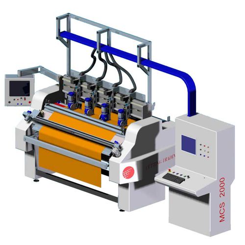 Rundmesser-Schneidsystem - MCS 1000, MCS 3500 - Cutting Trading International SRL - für Gewebe / NC / Mehrkopf