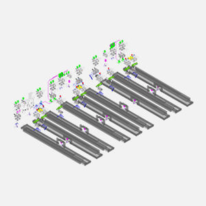Automatisches Handlingsystem - HANWHA MACHINERY - für Batterie / Industrie / Lagerung