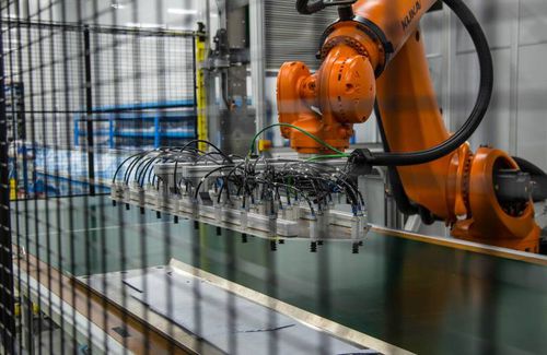 Schneid-Roboterzelle - GUNNAR AG - Sortierung