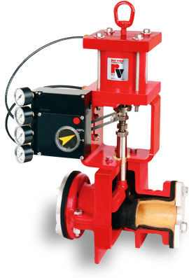 Quetschventil - 5200 - Red Valve - pneumatisch gesteuert / Steuerung / für Schlamm