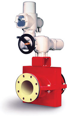 Quetschventil - 5200 E - Red Valve - elektrisch / Steuerung / für Schlamm
