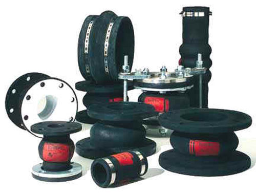 Gummi-Kompensator - J1 series - Red Valve - rund / Flansch / für Schmutzwasser