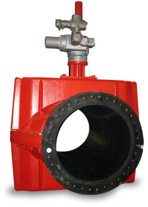 Quetschventil - 75 Megaflex - Red Valve - manuell / Absperr / für Feststoff