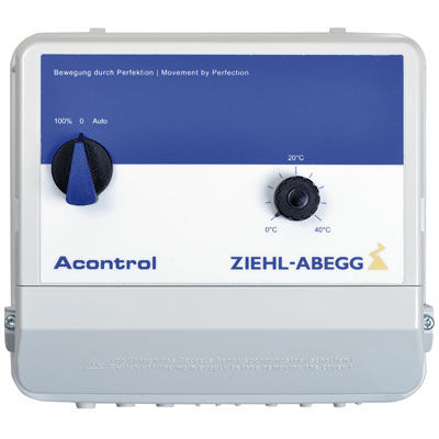 Elektronische Kontrolleinheit / Spannung - Dcontrol, Ucontrol, Acontrol - ZIEHL-ABEGG