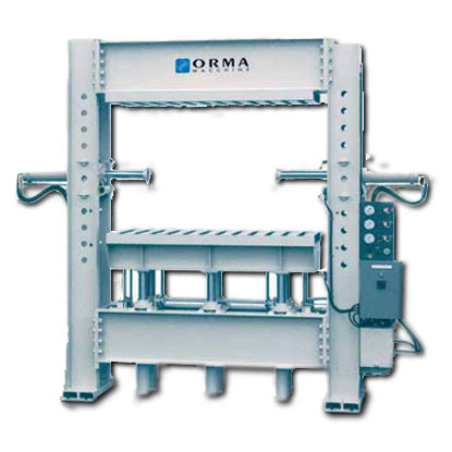 Hydraulische Presse - PFS series - ORMAMACCHINE S.p.A. - Biege / für Holz