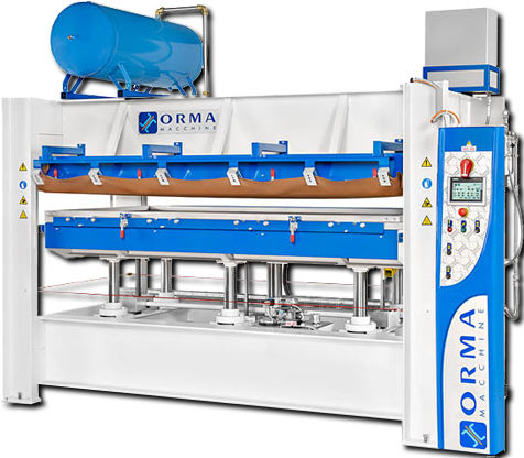 Hydraulische Presse - OMNIA - ORMAMACCHINE S.p.A. - für Holz / für Holzplatten / Vakuum