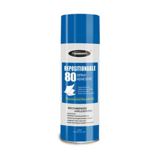 Gummiklebstoff - Sprayidea 80 - Dongguan Dayang Aerosol Chemical Technology Co., Ltd. - für Glas / für Schaumstoff / Einkomponenten