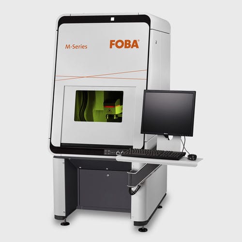 Laser-Markierarbeitsplatz - FOBA Laser Marking + Engraving