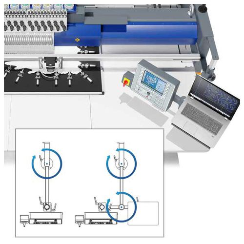 Befestigungslasche - T8 - ZSK Technical Embroidery Systems