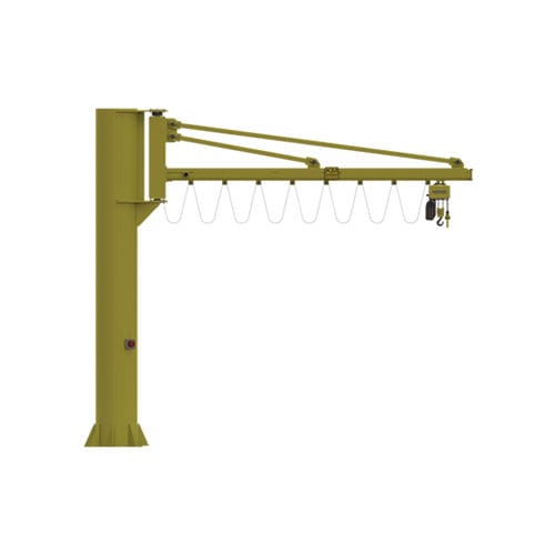 Säulenschwenkkran - KM KUMSAN CRANE SYSTEMS - 270° / dreiwinkelig / für Hubanwendungen