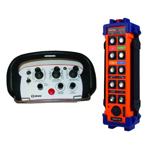 Funkfernsteuerung - KM KUMSAN CRANE SYSTEMS - mit Knöpfen / Joystick / Industrie