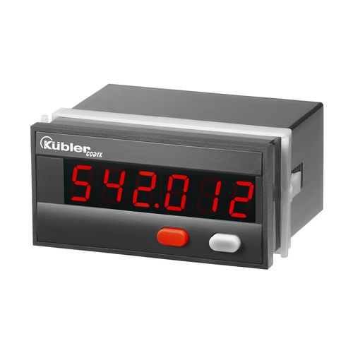Kontaktloser Tachometer - Codix 542 - KÜBLER GmbH - DIN-Schiene / mit LED-Display / robust
