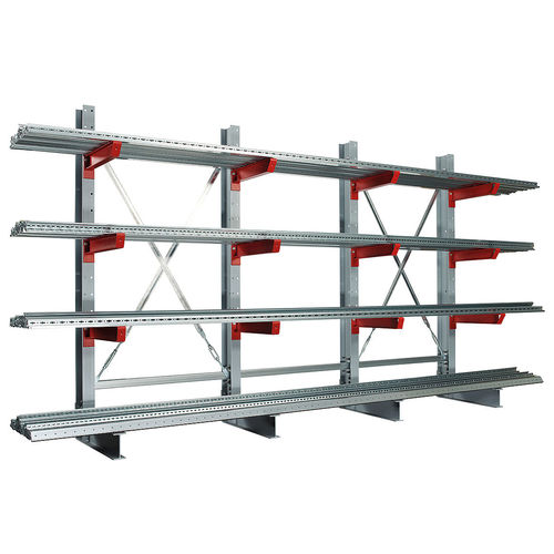 Kragarmregal - K 6000 - SCHULTE Lagertechnik - Gebr. Schulte GmbH & Co. KG - doppelseitig / für schwere Lasten / für sperrige Produkte