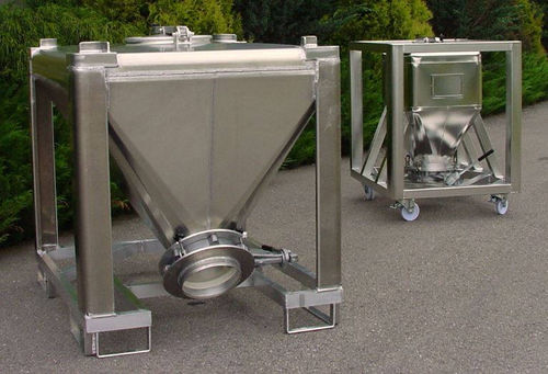 IBC-Behälter / Edelstahl - EUROBIN® - CMS Conteneurs Manutention Stockage - Aluminium / für Lebensmittel