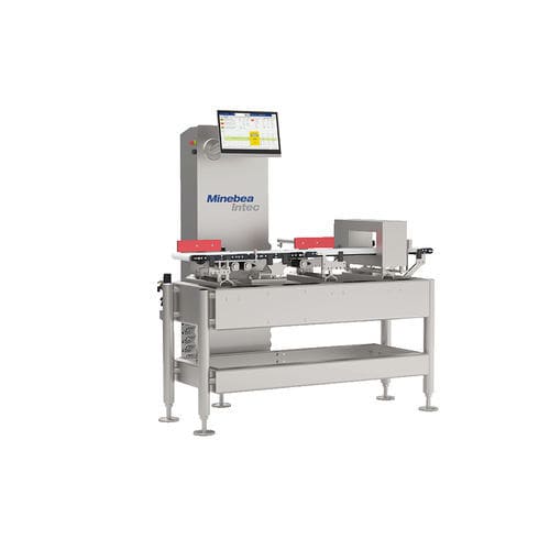 Kontrollwaage für Lebensmittel - Flexus® Combi - Minebea Intec GmbH - Hochleistung / mit Metalldetektor / mit Bandförderer