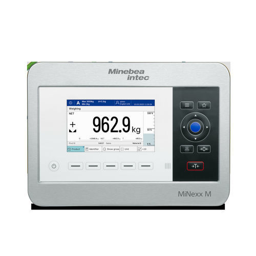 Digitaler Wägeindikator - MiNexx® M - Minebea Intec GmbH - mit Touchscreen / Benchtop / wandmontiert
