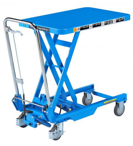 Hubtisch mit einfacher Schere - 516003906 - WHIPTRUCK - hydraulisch / pedalbetrieben / mobil