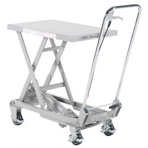Hubtisch mit einfacher Schere - 516303900 - WHIPTRUCK - hydraulisch / pedalbetrieben / mobil
