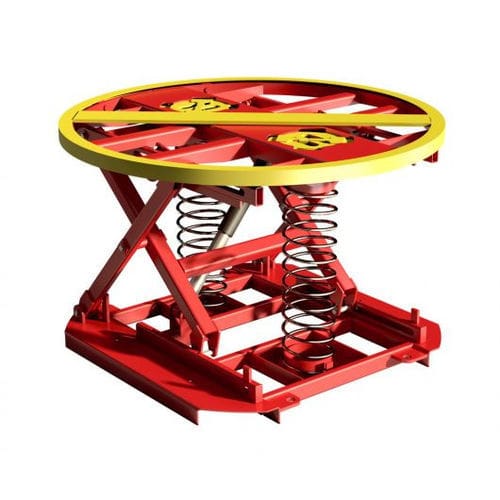 Drehbarer Hubtisch - 516033904 - WHIPTRUCK - Scheren / mechanisch / festinstalliert