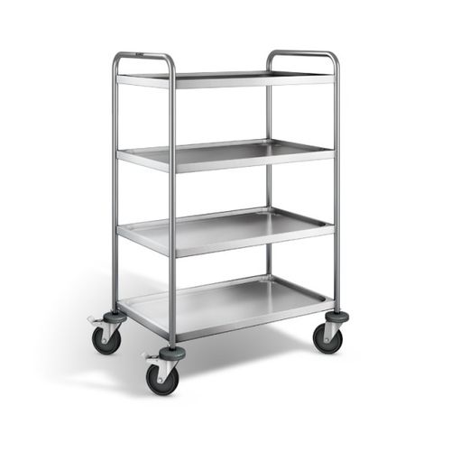 Versorgungswagen - 885006699  - FIMM - Edelstahl / 4 Ebenen / Platten