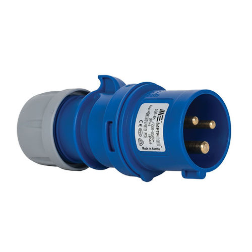 IP44-Stecker - 406101V - Mete Enerji - 3-polig / IEC / CEE