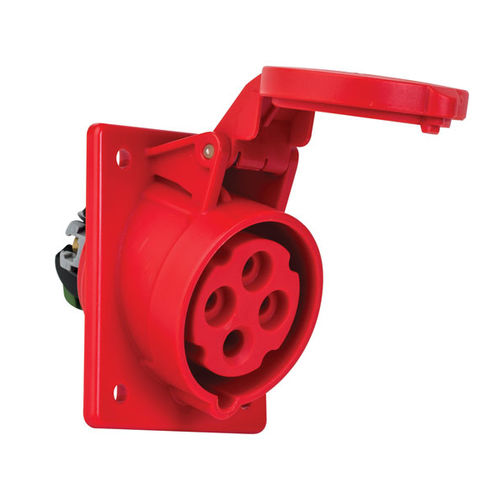 Schalttafeleinbau-Steckdose - 406505V - Mete Enerji - IP44 / 4-polig / CEE