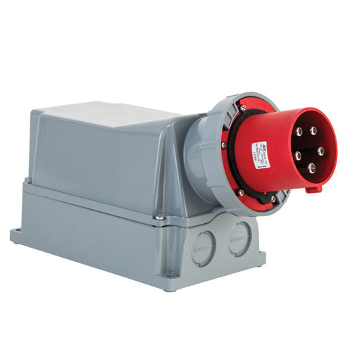 Wandmontierter Stecker - 406324 - Mete Enerji - IP67 / 5-polig / IEC