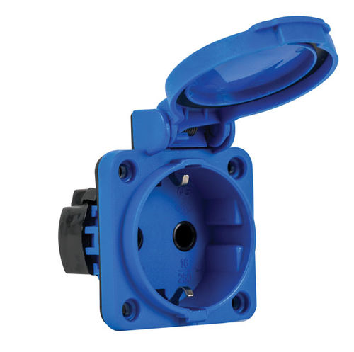 Schalttafeleinbau-Steckdose - 404030ST06 - Mete Enerji - IP54 / zweipolig / Schuko