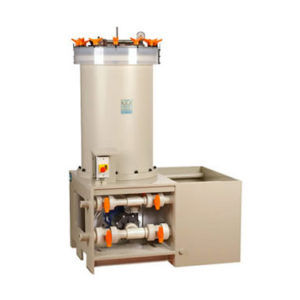 Pumpe mit Filter - CAODURO impianti S.r.l. - für Chemikalien / Industrie / PVDF
