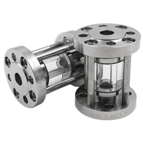 Borosilikatglas-Schauglas - Type 670 - ACI Industriearmaturen GmbH - Vorderseite aus Hartglas / Flansch