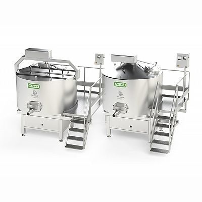 Käsefertiger für gepressten Kochkäse - SKH/SCH series - Plevnik D.O.O. Engineering and production - Edelstahl