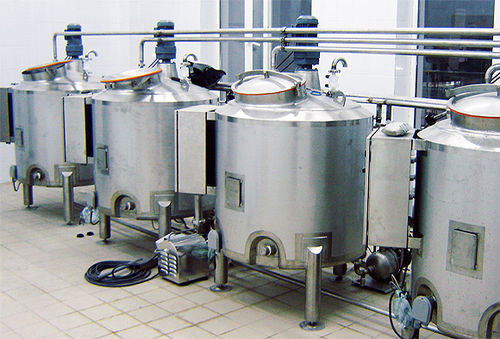 Tank für Heizungen - C. van't Riet Dairy Technology BV - Steuerung / Gär / Edelstahl