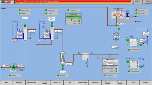 Engineering-Software - RONO Maschinenbau GmbH - Steuerung / Rückverfolgung / Prozess