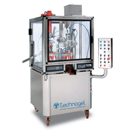 Automatische Abfüllmaschine - Technogel S.P.A. - für Töpfe / Becher / für die Eiscremeproduktion