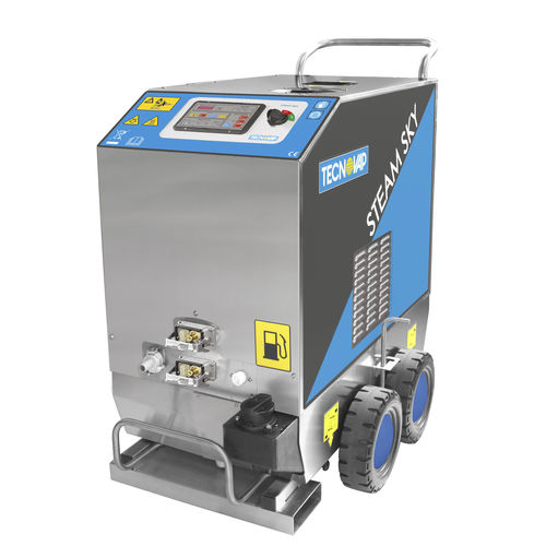 Einphasiger Dampfreiniger - STEAM SKY - Tecnovap - Tank / Absaugung / manuell