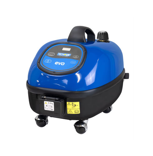 Einphasiger Dampfreiniger - EVO BLU BASE - Tecnovap - Tank / manuell / Edelstahl